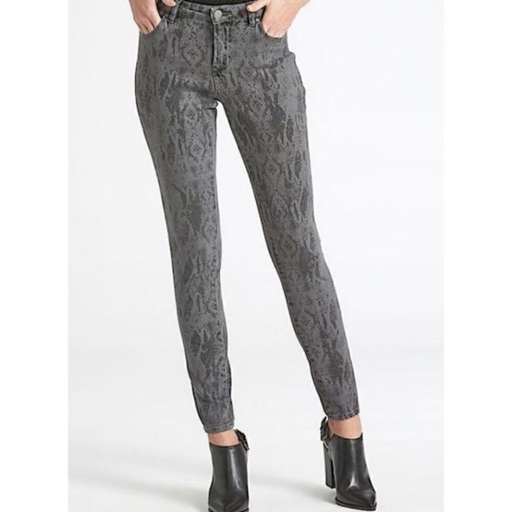 NWT Dear John Snake Gisele Skinny Jeans High Rise